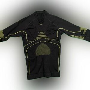 X Bionic Black and Green Performance Jacket